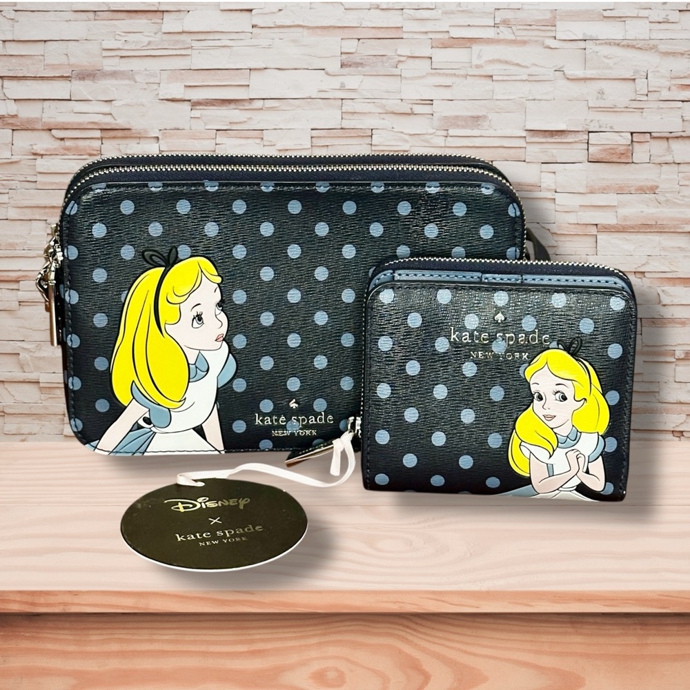 Kate Spade New York X Disney Alice In Wonderland Crossbody & Wallet Set